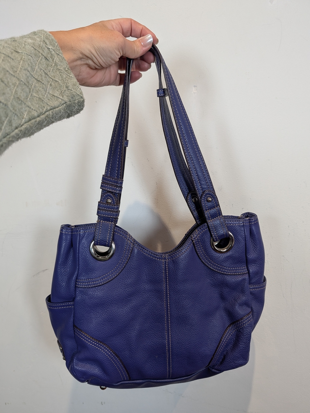 Tignanello Shoulder Bag in Deep Violet
